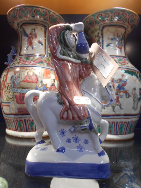 A hand-painted Rye Pottery figure 'The Doctor' from The Canterbury Tales collection,