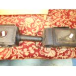 Two small carriage lamps (A/F)