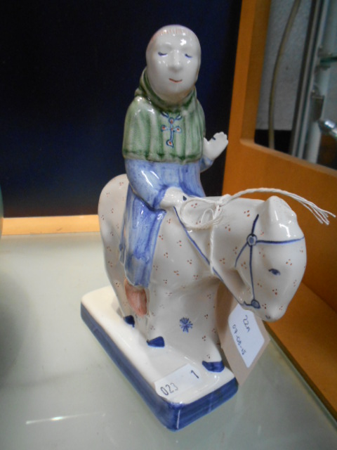 A hand-painted Rye Pottery figure 'The Friar' from The Canterbury Tales collection,