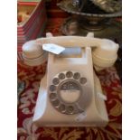 A vintage ivory Bakelite GPO telephone No 164