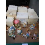 A collection of Priscilla Hillman's cherished teddies to include Kelsie, Ryan, Buddy,