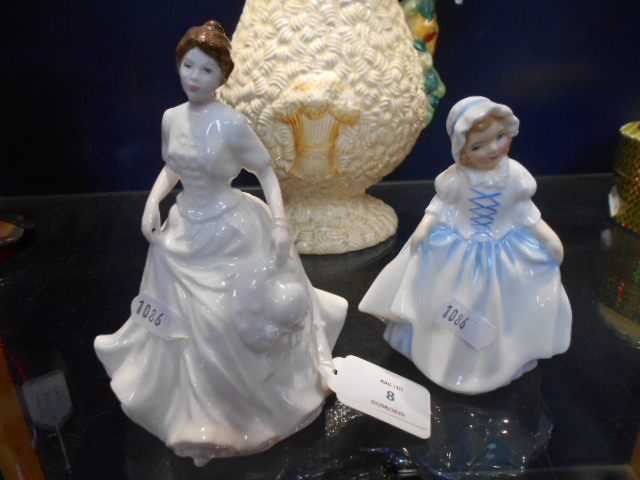 Two Royal Doulton Figurines 'Dinky Do' HN3618 and 'Harmony'