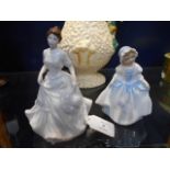 Two Royal Doulton Figurines 'Dinky Do' HN3618 and 'Harmony'