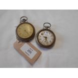 Two early 20th C Tramway pocket watches one numbered 4747,