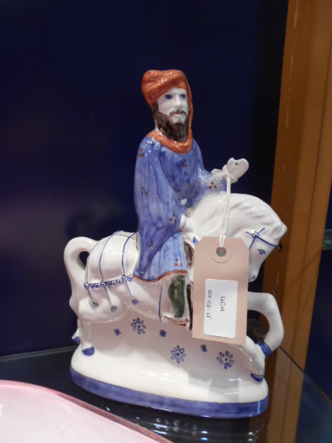 A hand-painted Rye Pottery figure 'The Knight' from The Canterbury Tales collection,