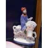 A hand-painted Rye Pottery figure 'The Knight' from The Canterbury Tales collection,