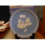 Eight boxed Wedgwood Christmas plates