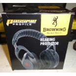 Pair of boxed browning hearing protector
