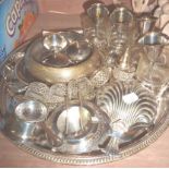 Selection of silver plate inc napkin rin