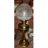 Paraffin lamp converted to electric