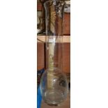 Large glass specimen vase