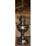 White metal paraffin lamp