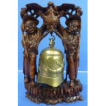 Oriental root carved bell the framework