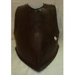 Victorian steel breast plate