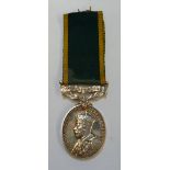 George V territorial efficient service medal awarded to '4384335 SJT.A.