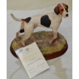 Border Fine Arts figure 'Fox Hound' limited edition no.