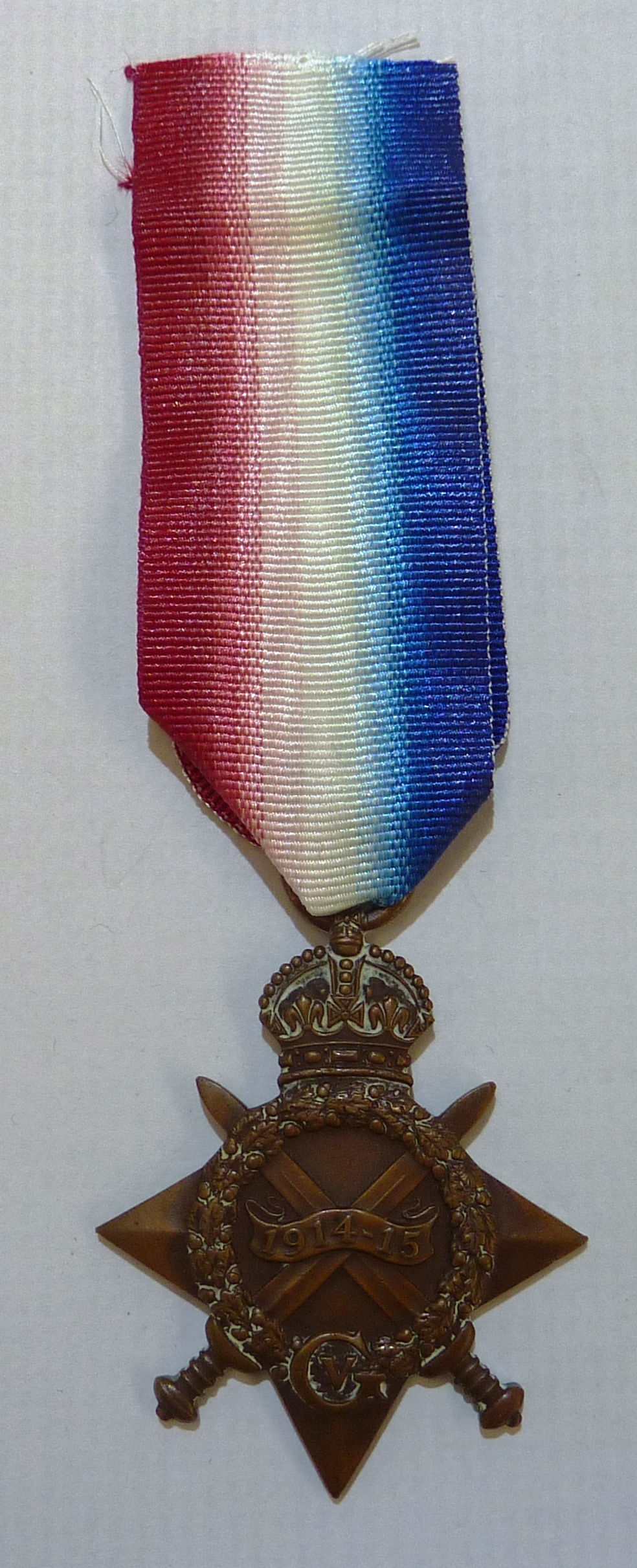 1914-15 star awarded to 20-17274 Private.W.