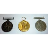 WWI group comprising of British war medal,