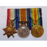 WWI casualty trio comprising of 1914-15 star war medal and victory medal awarded to G-5449 PTE G.