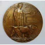 WWI memorial plaque to James Wigglesworth (research indicates Private James Wrigglesworth No.
