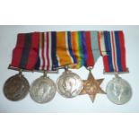Made up group of WWI and WWII medals comprising of 3 WWI war medals awarded to '310421 P.S.