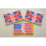 20 British union flag uniform patches an