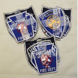18 assorted USA fire department uniform