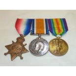 1915 star trio awarded to '10302 CSMD BEGGS Berkshire Regt' (later WOII,