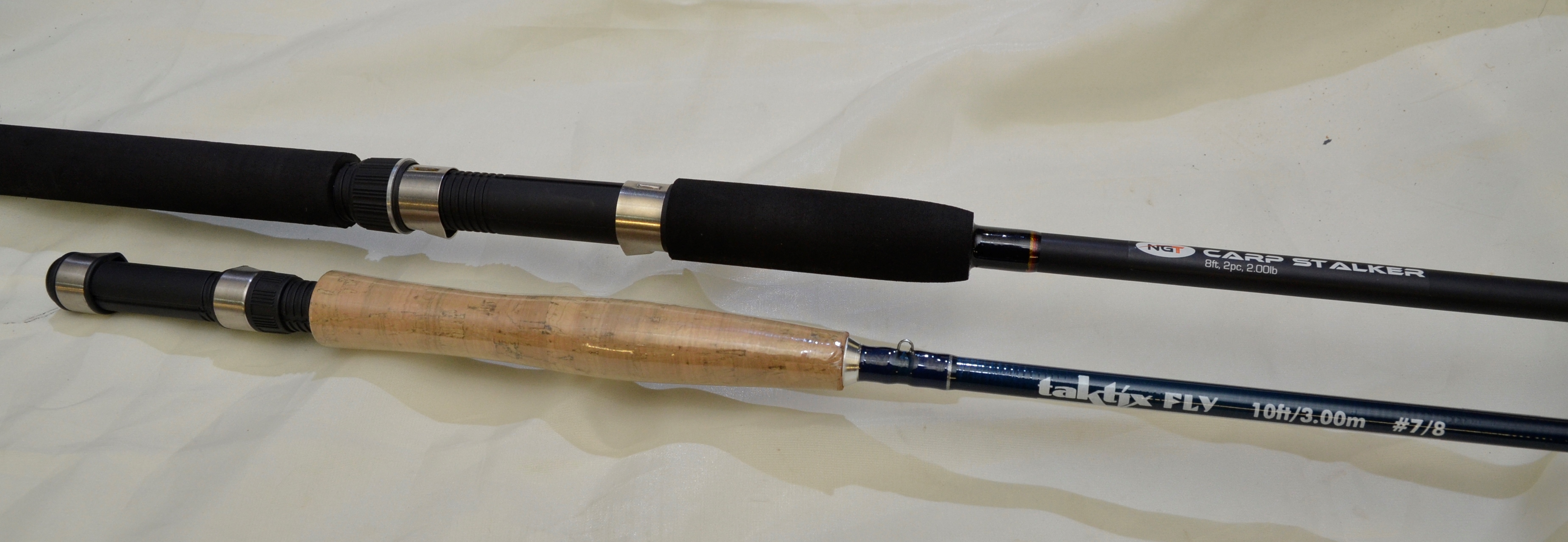 Brand new Takitix fly rod 10ft 7/8 and a carp stalker rod (2)