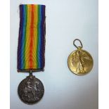 WWI pair comprising of British war medal and victory medal awarded to 'T.Z.12032 J.W.WHITE O.TEL R.