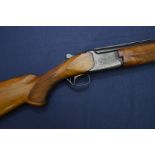 12 bore over and under ejector Miroku shotgun with 28 inch barrels with 1/4 and 1/4 chokes,