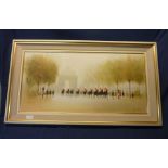 Framed oil on canvas by Klitz depicting