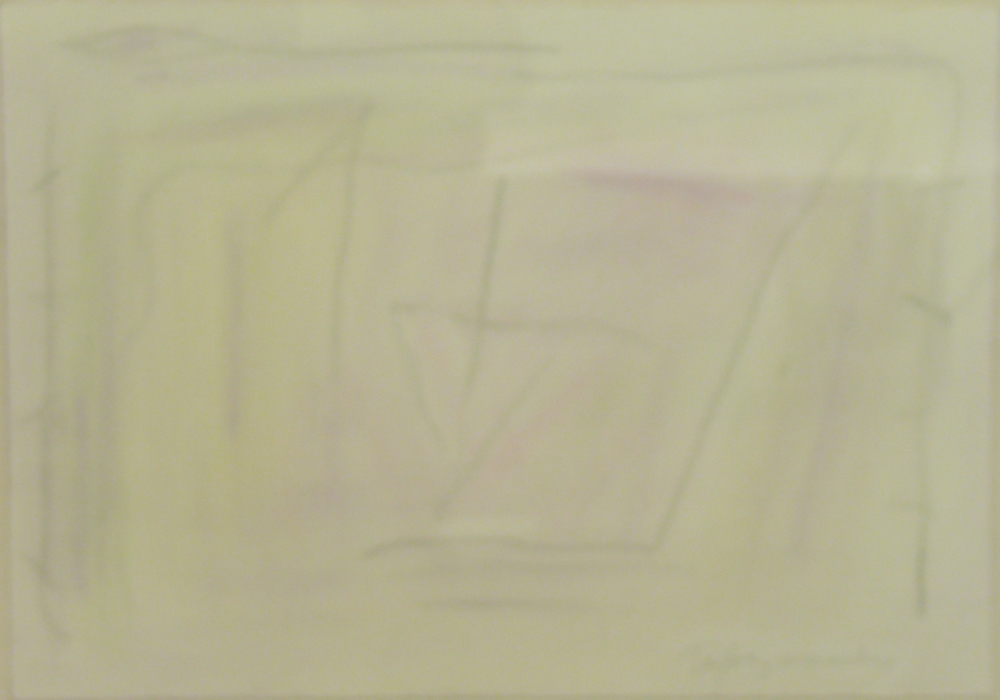ALBERT RÀFOLS CASAMADA (Barcelona, 1923-2009). Sin título, dibujo a pastel sobre papel, 27x38 cm.
