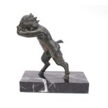 ITALIAN SCHOOL, 19TH CENTURY "Fauno", escultura en bronce, 19 cm. alt. Starting Price: €150