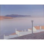 FRANCESC DE CASADEMONT (Barcelona, 1923-Girona, 2007). "S'Alqueria, Cadaqués" (1987), óleo sobre