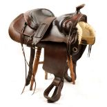 A Simco western saddle, number 4520 (see illustration).