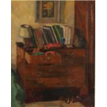 ARR - Property of a lady - Anne Spalding (1911-1948) - 'CHEST OF DRAWERS' - oil on board, 20.1 by
