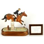 Property of a lady - a Royal Worcester equestrian model of 'Stroller and Marion Coates', by Doris