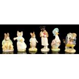 Property of a gentleman - a group of six Beswick Beatrix Potter figures including Tommy Brock with