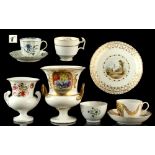 Property of a gentleman - a quantity of assorted English ceramics, late C18th and early C19th,