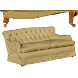 Property of a deceased estate - a Howard style two-seater sofa, believed to be by Lenygon & Morant