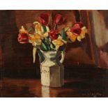 ARR - Property of a lady - Adrian Daintrey (1902-1992) - 'TULIPS AND DAFFODILS' - oil on board, 18.