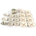 Property of a lady - a set of six Berlin KPM tea-plates, in the Meissen style; together with two