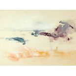 Property of a deceased estate - David ..... (late C20th) - ABSTRACT LANDSCAPE - watercolour, 21.7 by