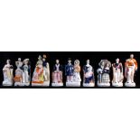 The Martin-Smith Collection of Victorian Staffordshire figures - Queen Victoria, Prince Albert and