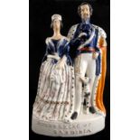 The Martin-Smith Collection of Victorian Staffordshire figures - Queen Victoria and King of