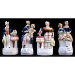 The Martin-Smith Collection of Victorian Staffordshire figures - Prince of Wales holding a model