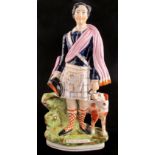 The Martin-Smith Collection of Victorian Staffordshire figures - Prince of Wales in highland