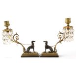 Property of a gentleman - a collection of figure & animal sculptures, mostly bronze - a pair of 19th