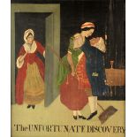 Propert of a lady - late 19th / early 20th century primitive or naive school - 'THE UNFORTUNATE